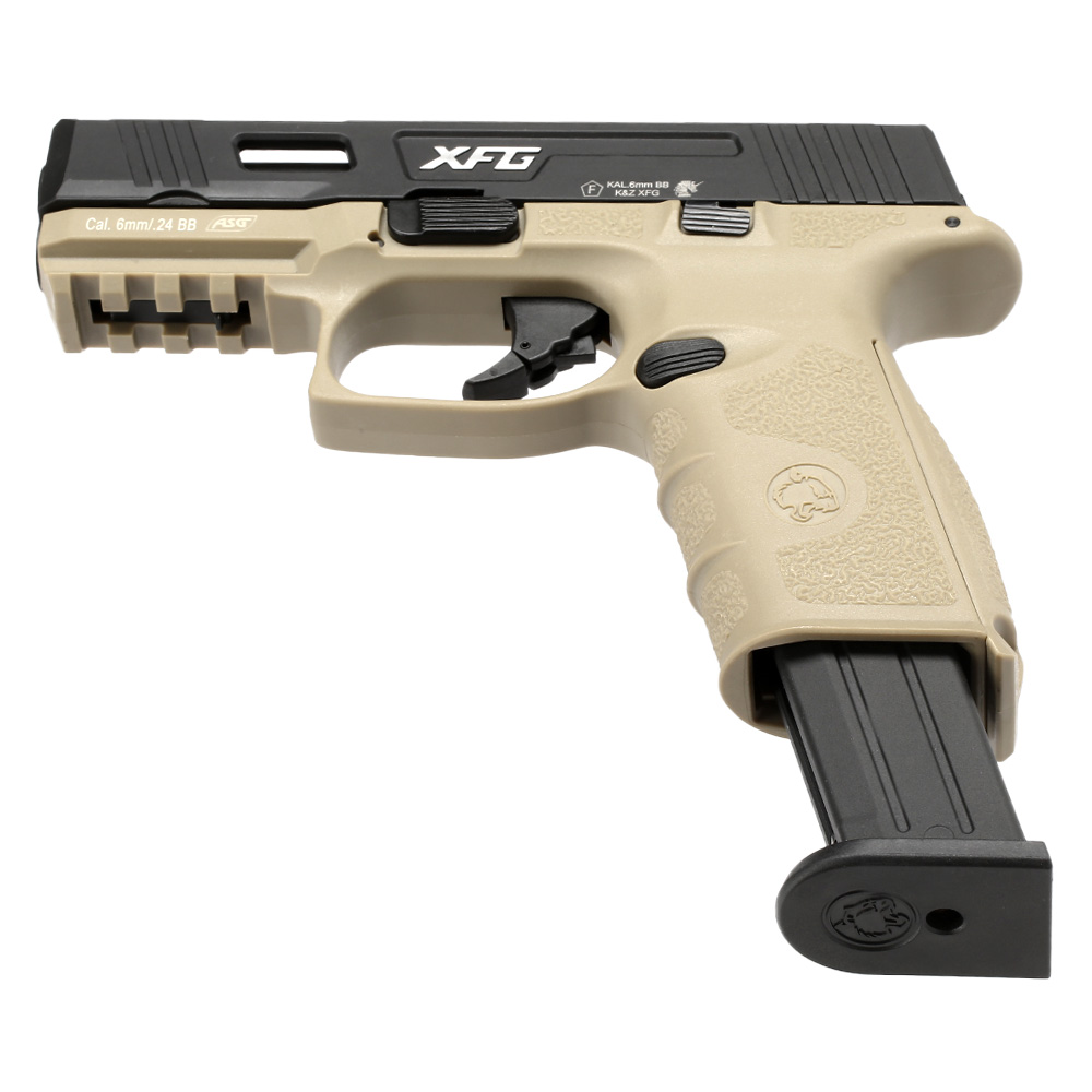 ICS BLE XFG mit Metallschlitten GBB 6mm BB schwarz / tan Bild 1