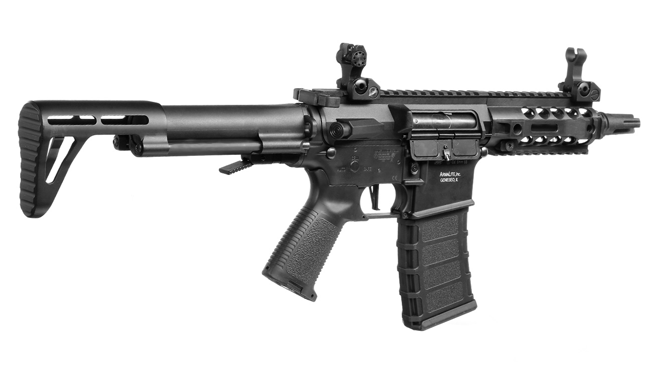 ASG Armalite M15 URX-SBR Sportline Komplettset S-AEG 6mm BB schwarz Bild 1