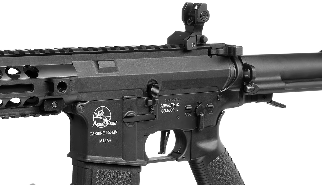 ASG Armalite M15 URX-SBR Sportline Komplettset S-AEG 6mm BB schwarz Bild 1