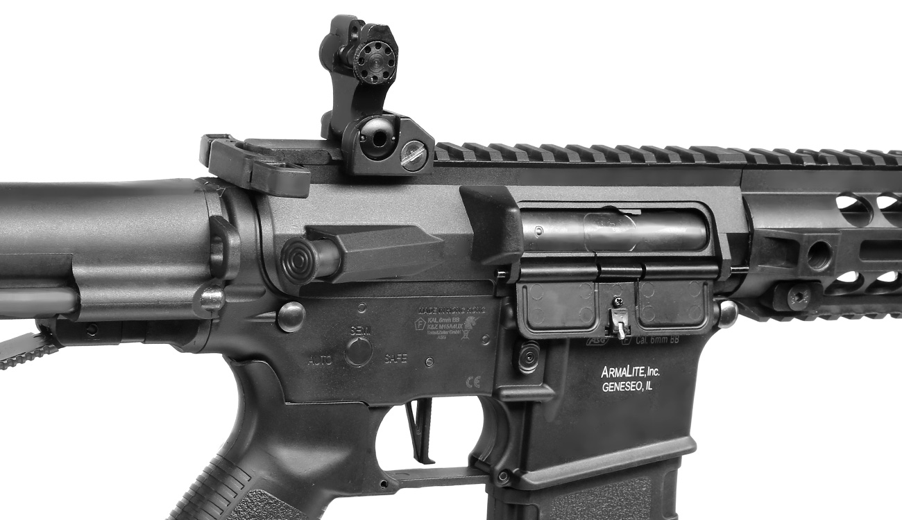 ASG Armalite M15 URX-SBR Sportline Komplettset S-AEG 6mm BB schwarz Bild 1