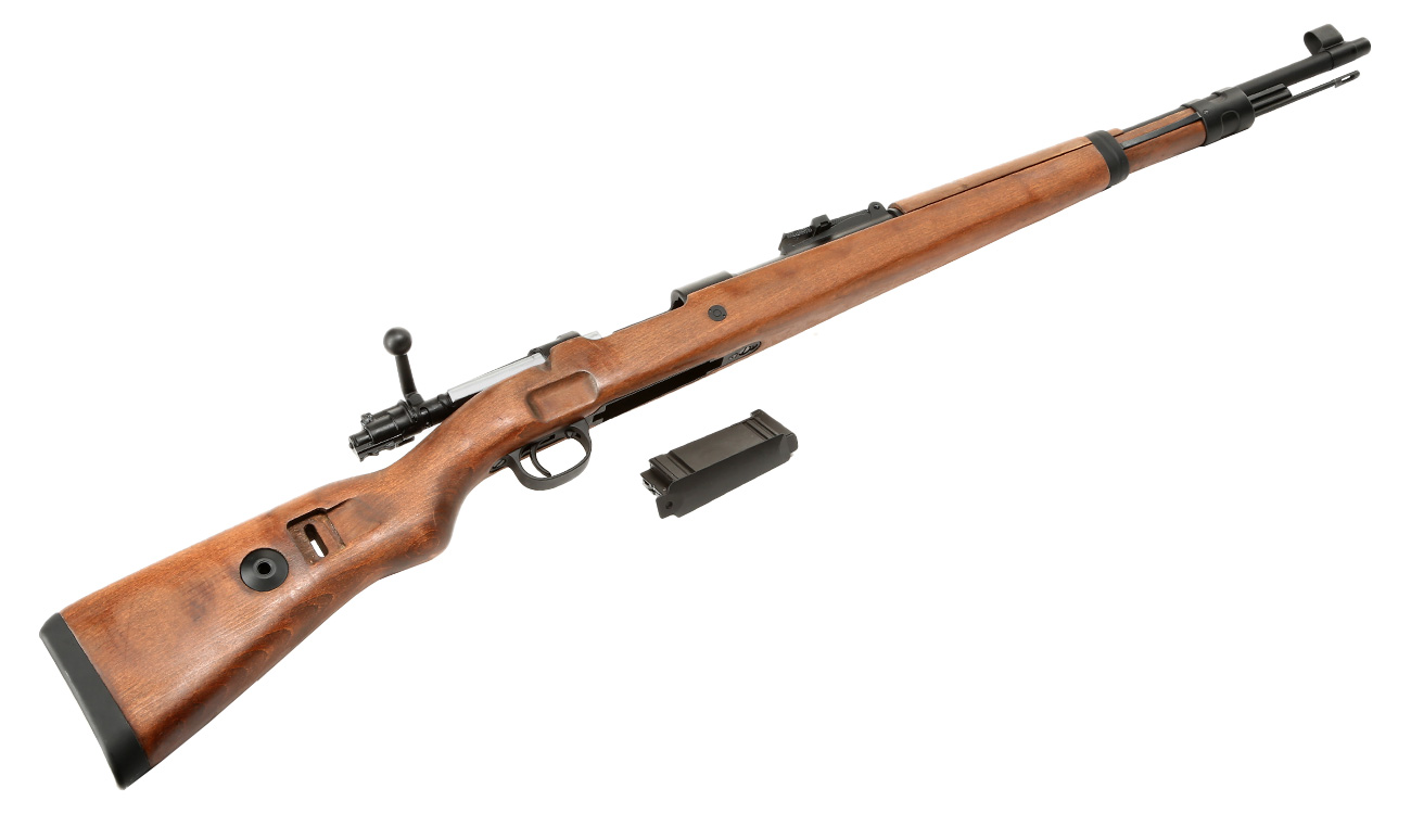 PPS Airsoft Karabiner 98K Gas Bolt-Action Gewehr 6mm BB Echtholz-Version - Version 3 Bild 5