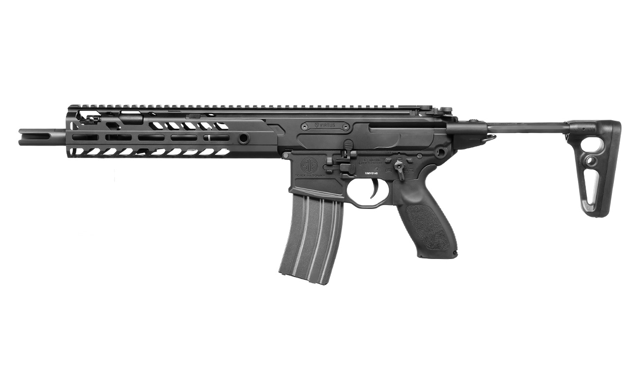 Versandrcklufer VFC Sig Sauer ProForce MCX Virtus SBR Vollmetall S-AEG 6mm BB schwarz Bild 1