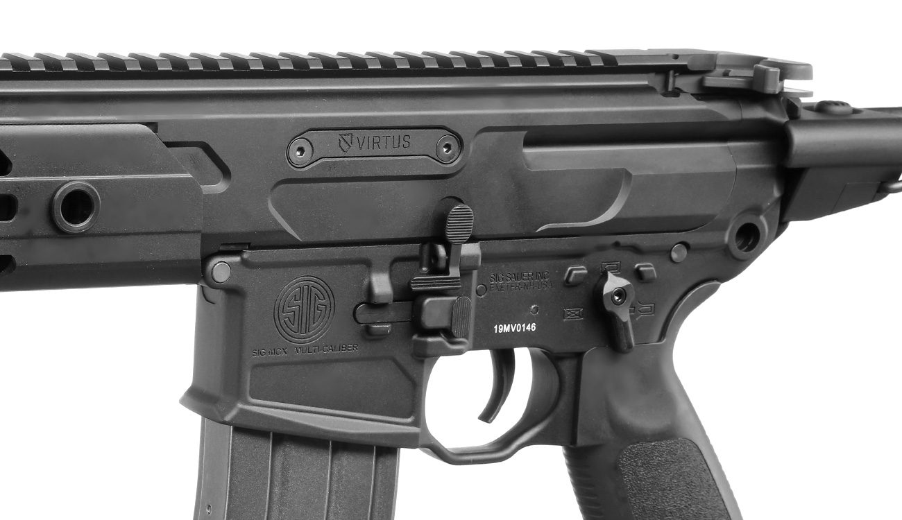 Versandrcklufer VFC Sig Sauer ProForce MCX Virtus SBR Vollmetall S-AEG 6mm BB schwarz Bild 7