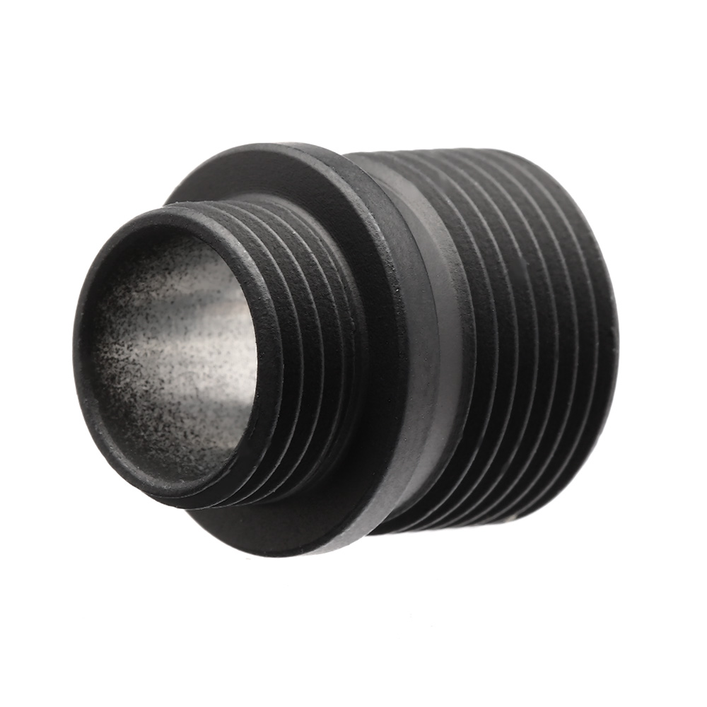 AiRReX Aluminium Schalldmpferadapter f. Pistolen 11mm+ auf 14mm- schwarz Bild 1