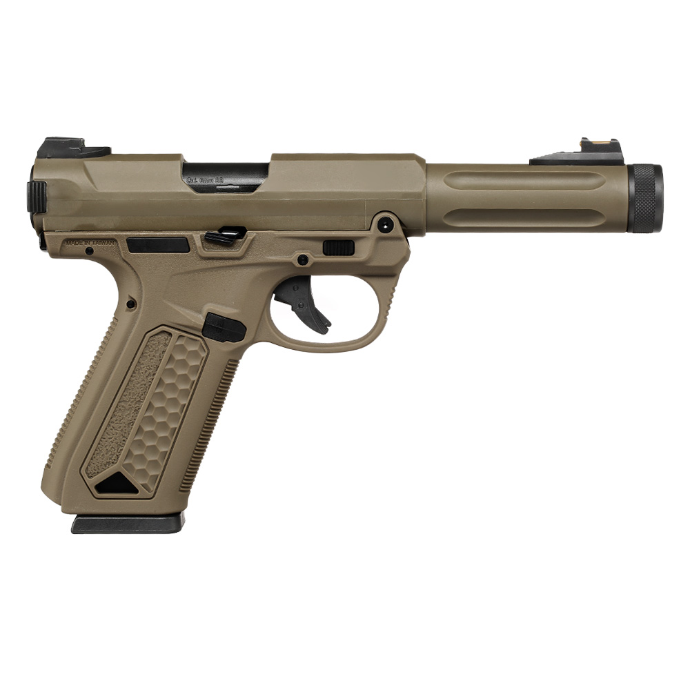 Action Army AAP-01 Assassin Pistol Polymer GBB 6mm BB Flat Dark Earth Bild 3