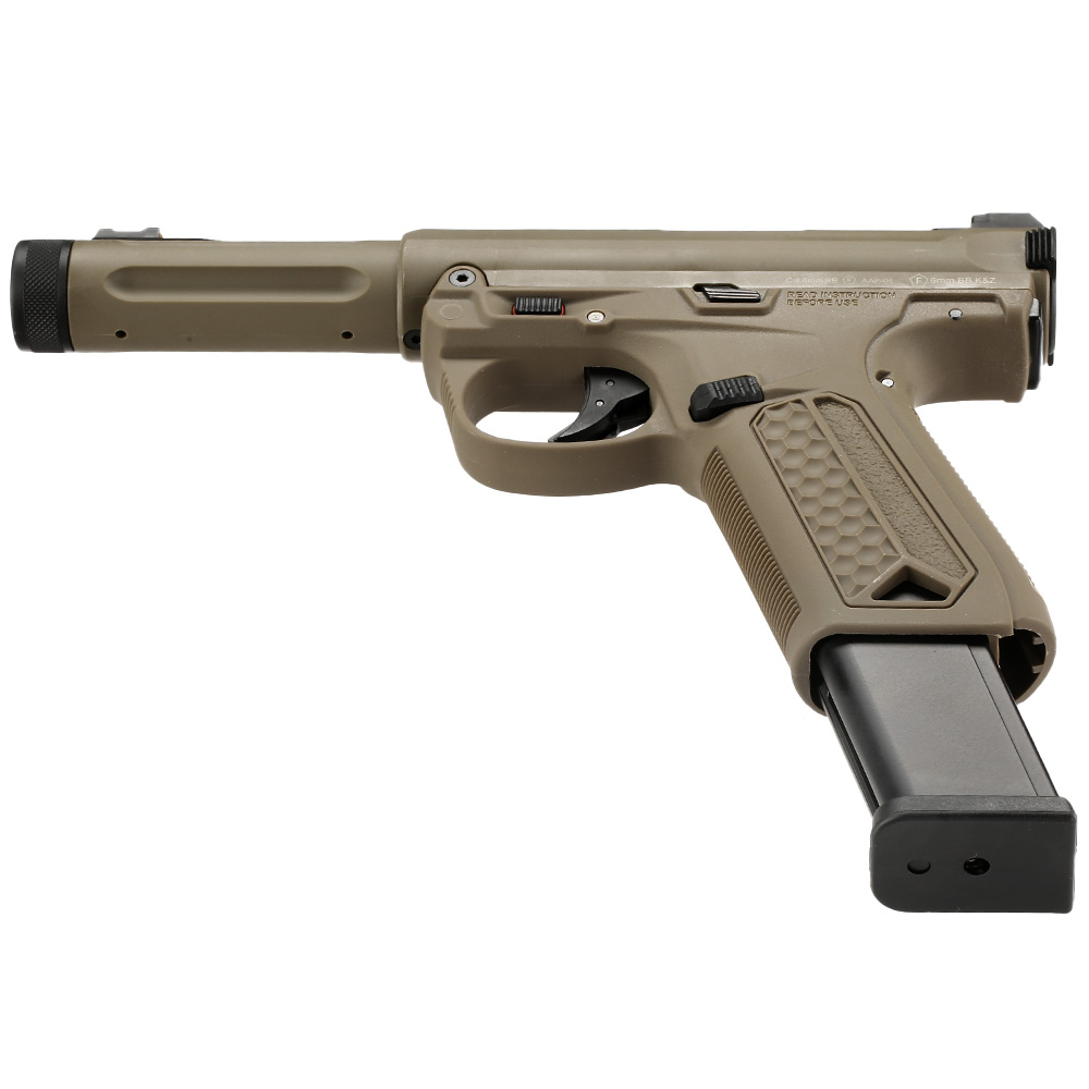 Action Army AAP-01 Assassin Pistol Polymer GBB 6mm BB Flat Dark Earth Bild 1
