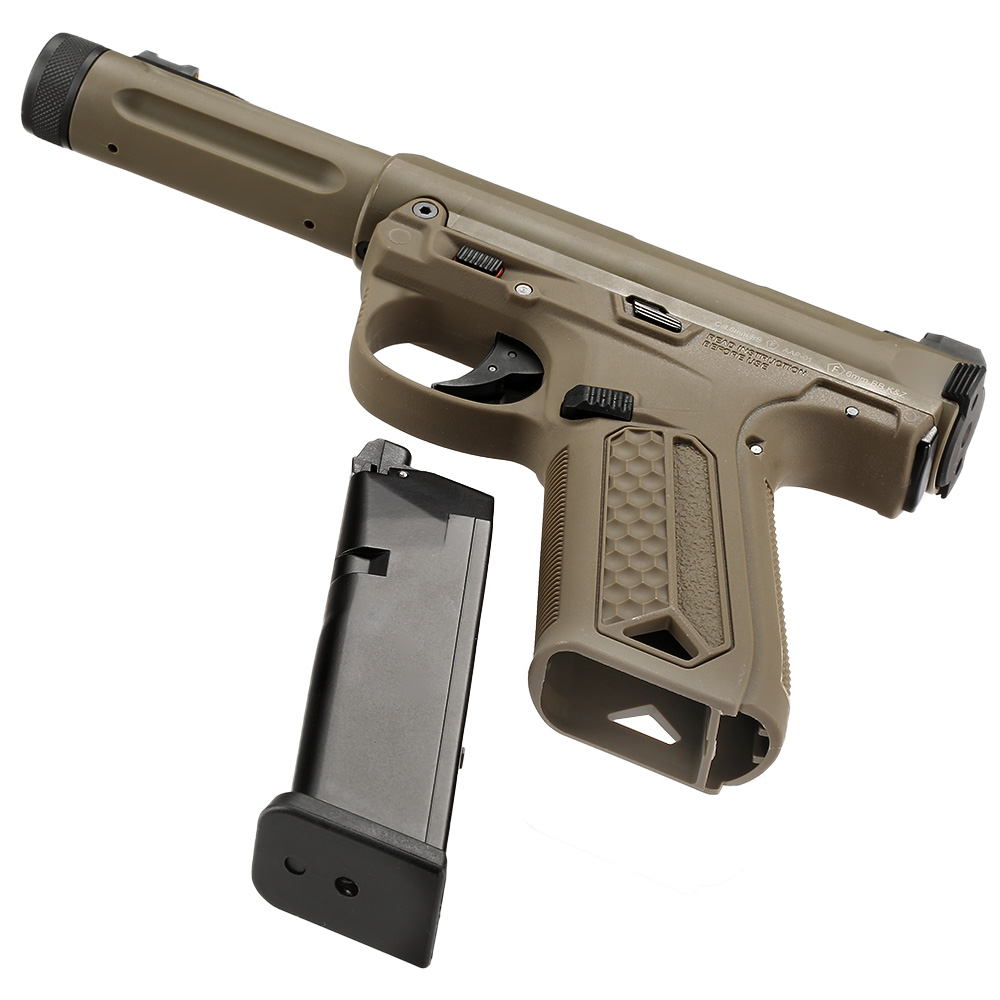 Action Army AAP-01 Assassin Pistol Polymer GBB 6mm BB Flat Dark Earth Bild 1