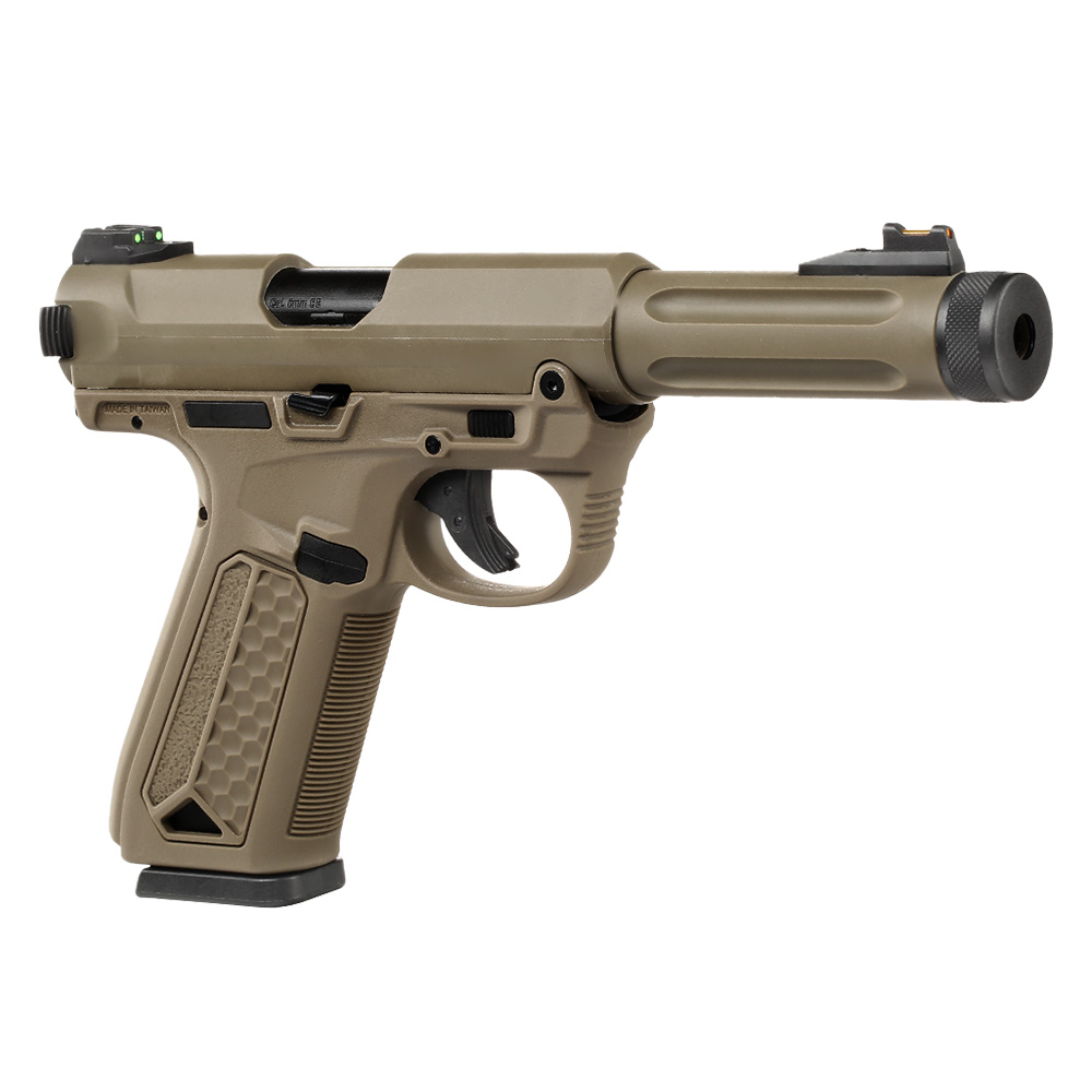 Action Army AAP-01 Assassin Pistol Polymer GBB 6mm BB Flat Dark Earth Bild 7