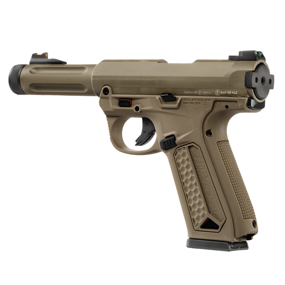 Action Army AAP-01 Assassin Pistol Polymer GBB 6mm BB Flat Dark Earth Bild 8