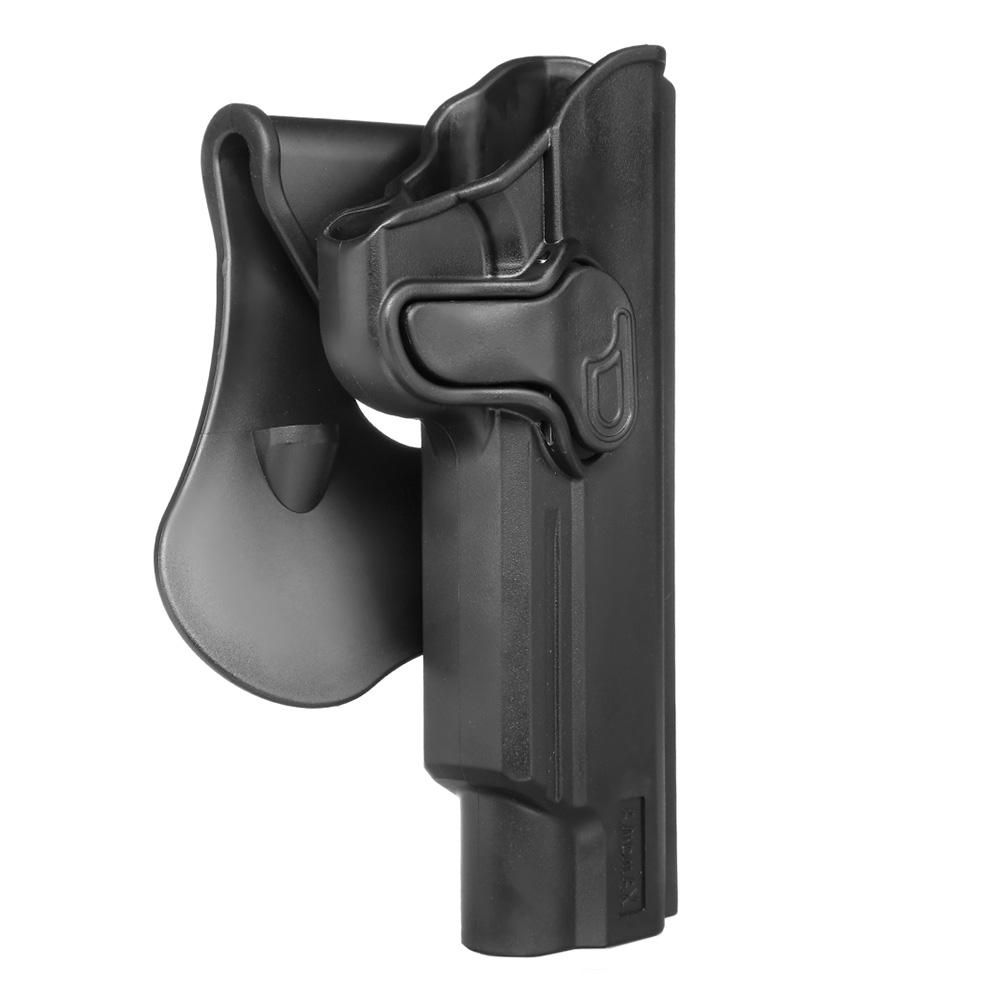 Amomax Tactical Holster Polymer Paddle für M1911 Pistolen Rechts schwarz Bild 1