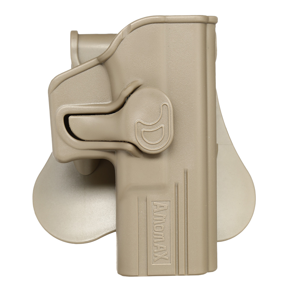 Amomax Tactical Holster Polymer Paddle fr Glock 19 / 23 / 32 Rechts Flat Dark Earth