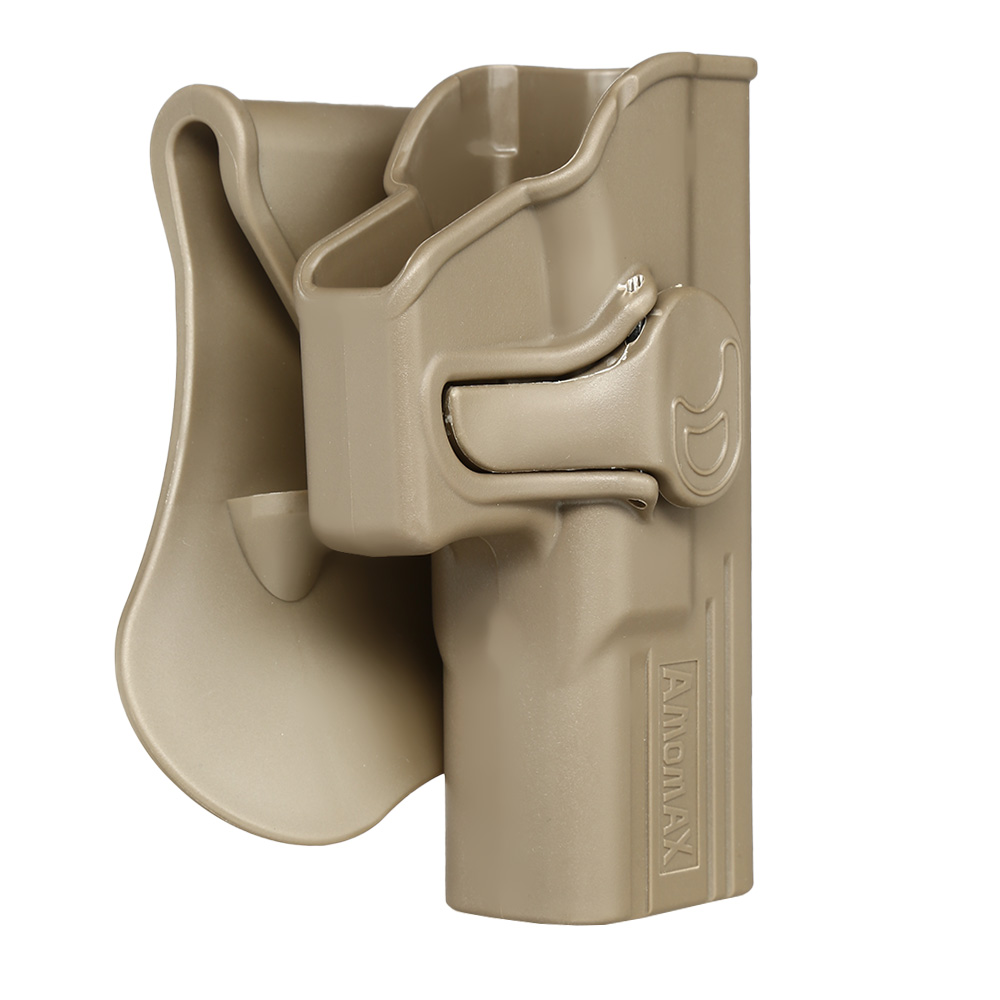 Amomax Tactical Holster Polymer Paddle fr Glock 19 / 23 / 32 Rechts Flat Dark Earth Bild 1