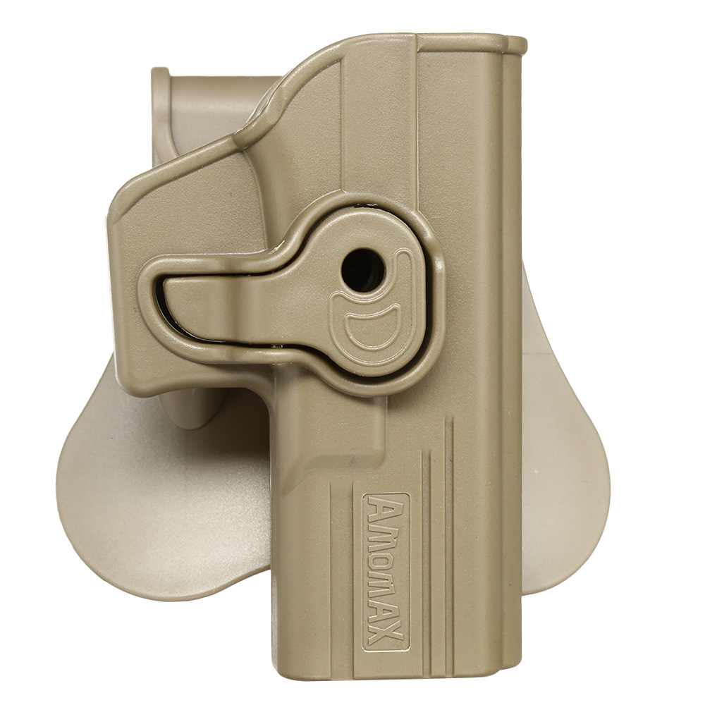 Amomax Tactical Holster Polymer Paddle fr Airsoft G-Modelle Rechts Flat Dark Earth