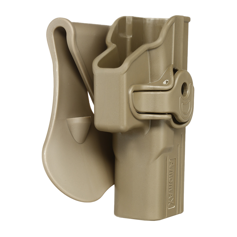 Amomax Tactical Holster Polymer Paddle fr Airsoft G-Modelle Rechts Flat Dark Earth Bild 1