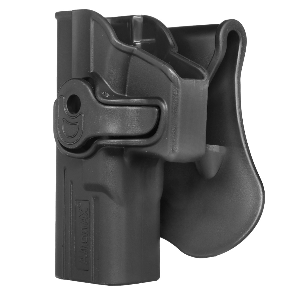 Amomax Tactical Holster Polymer Paddle fr Airsoft G-Modelle Links schwarz Bild 1