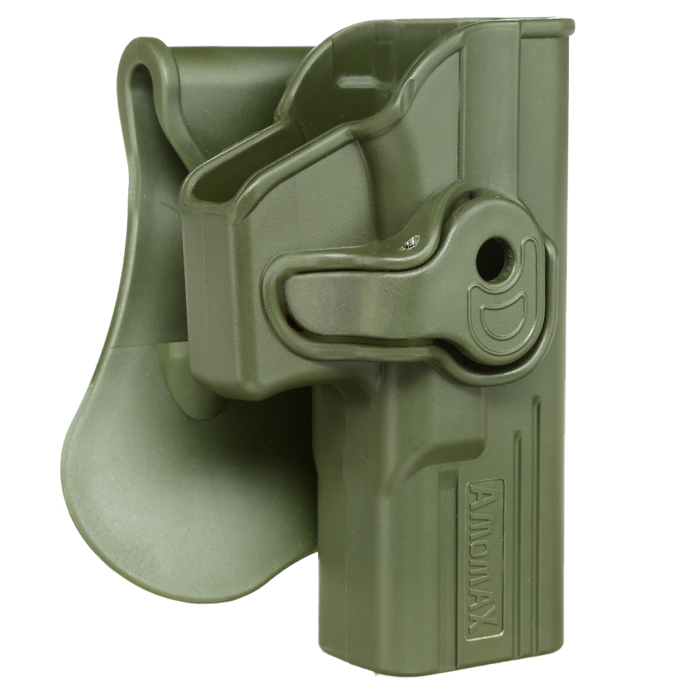 Amomax Tactical Holster Polymer Paddle fr Airsoft G-Modelle Rechts oliv Bild 1