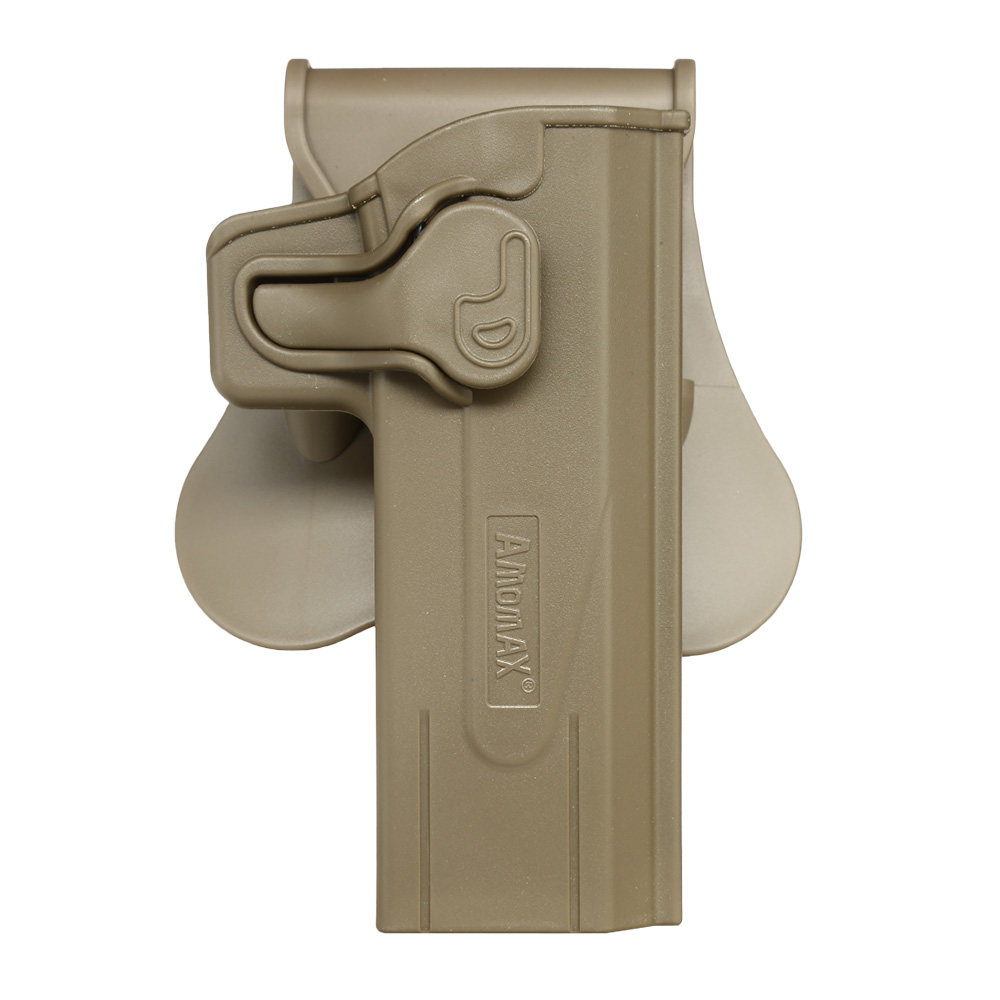 Amomax Tactical Holster Polymer Paddle fr STI Hi-Capa 2011 Rechts Flat Dark Earth