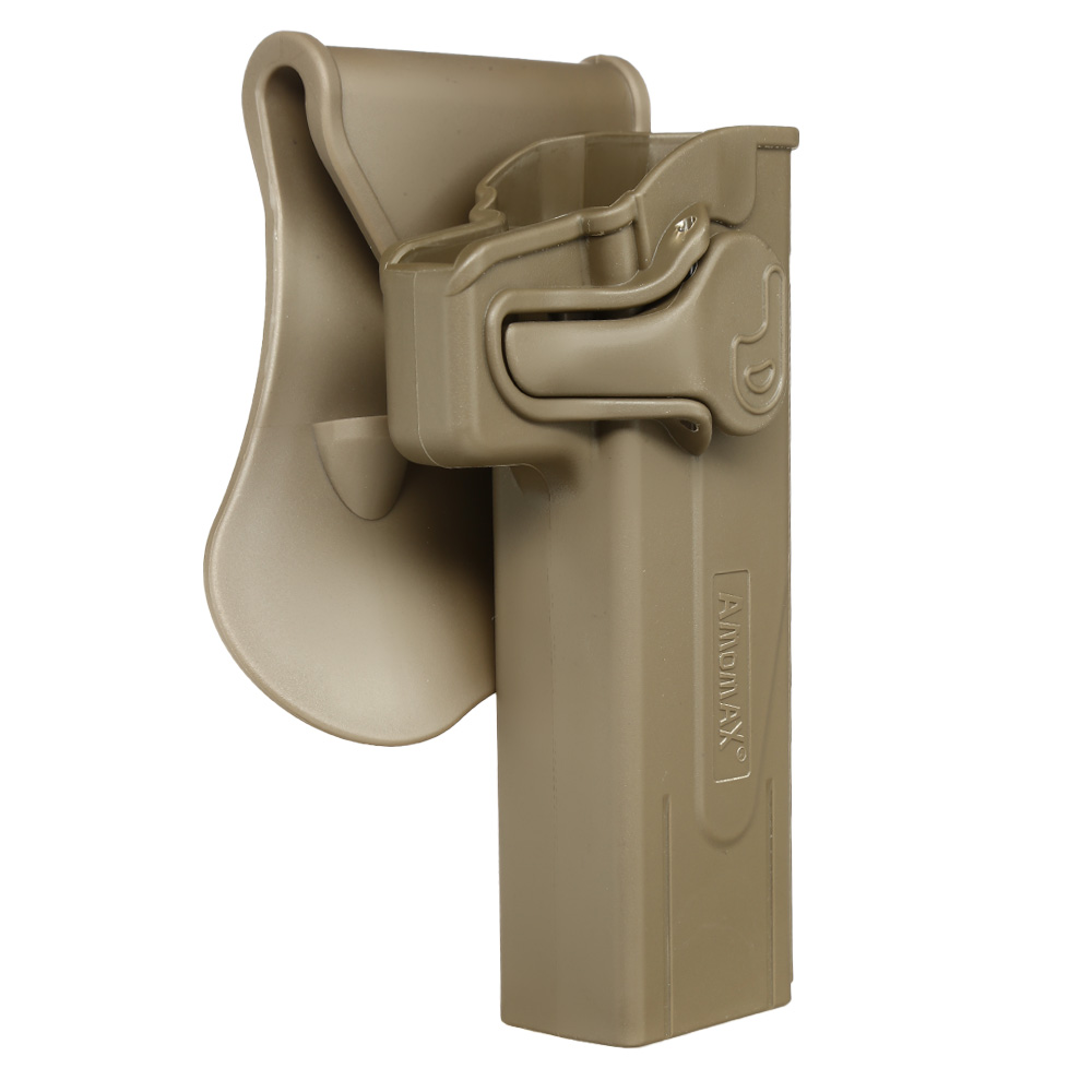 Amomax Tactical Holster Polymer Paddle fr STI Hi-Capa 2011 Rechts Flat Dark Earth Bild 1