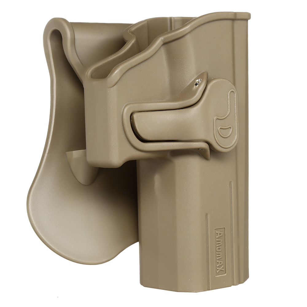 Amomax Tactical Holster Polymer Paddle fr CZ P-07 / CZ P-09 Rechts Flat Dark Earth Bild 1