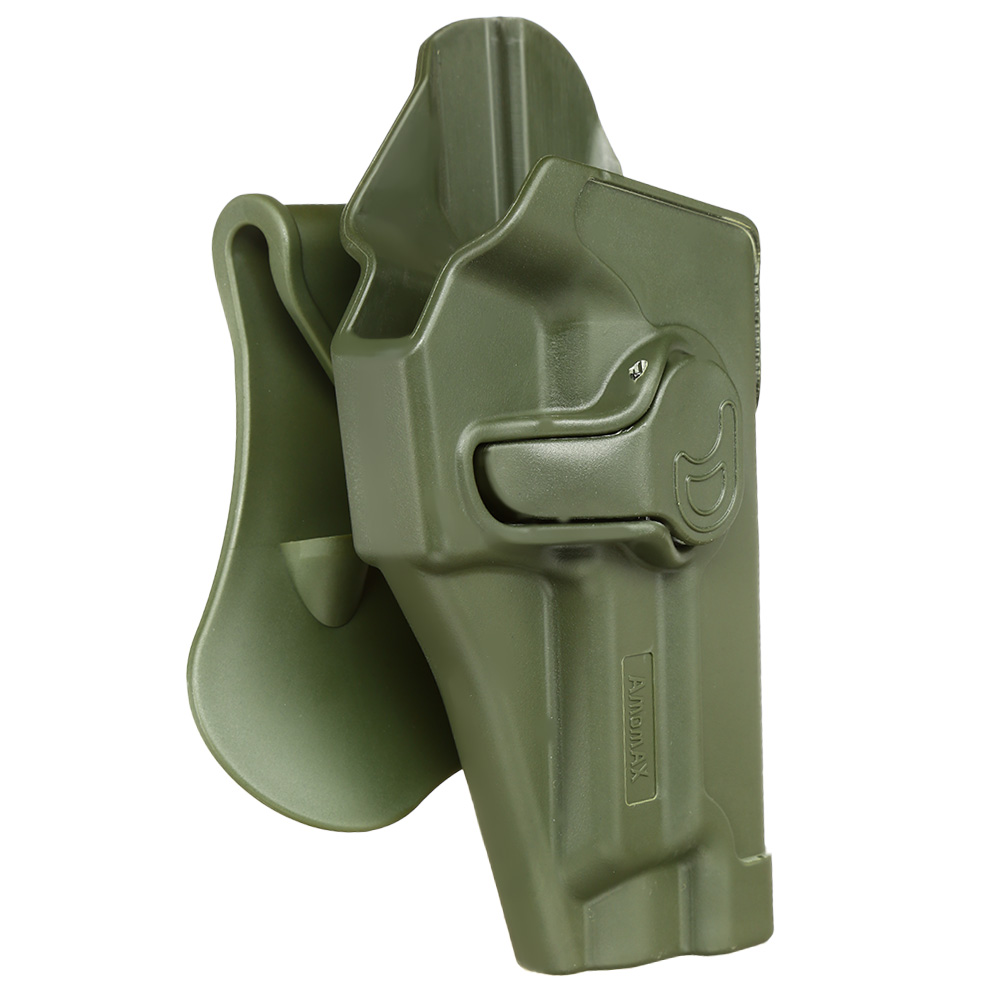 Amomax Tactical Holster Polymer Paddle für Sig Sauer P220 Serie Rechts oliv Bild 1
