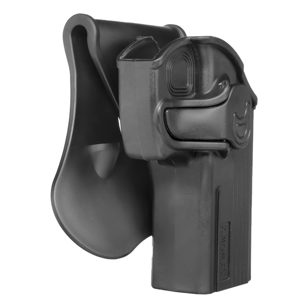 Amomax Tactical Holster Polymer Paddle fr CZ 75D Compact / Taurus 24/7 Rechts schwarz Bild 1