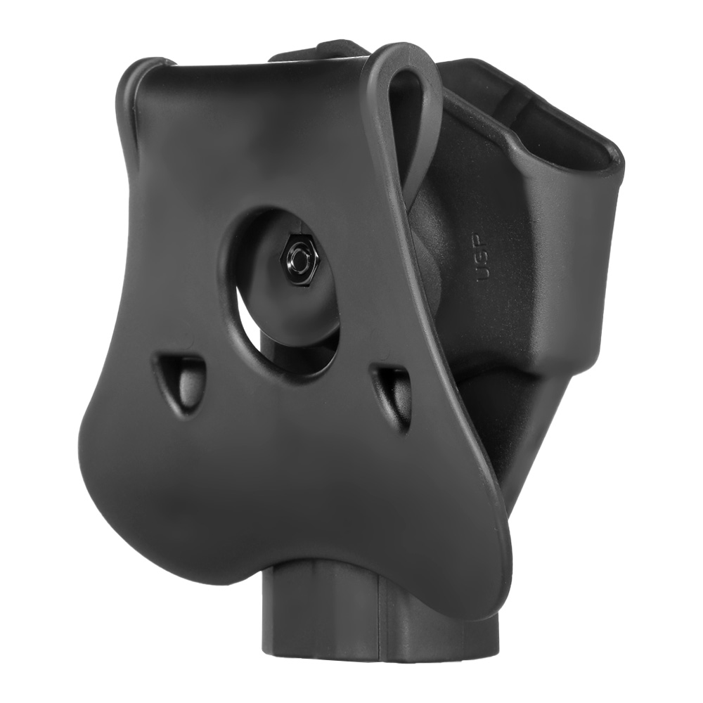Amomax Tactical Holster Polymer Paddle für H&K USP Serie / G&G GTP-9 Rechts schwarz Bild 3
