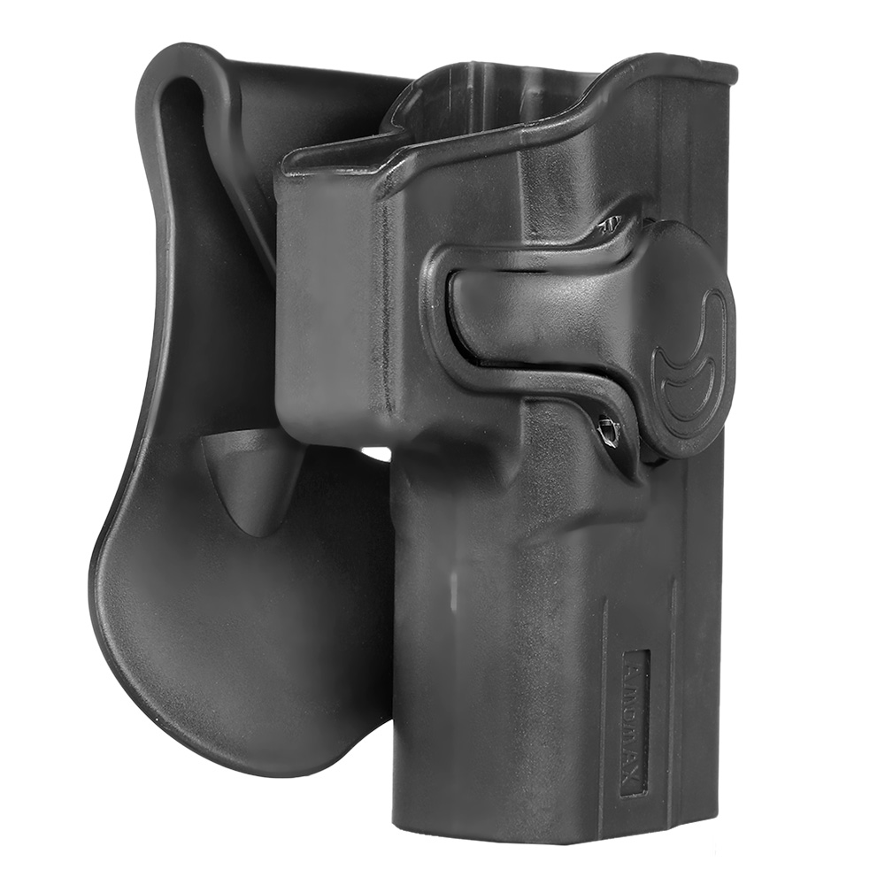 Amomax Tactical Holster Polymer Paddle fr Springfield XD40 Tactical / XD45 Rechts schwarz Bild 1