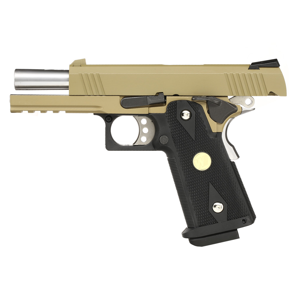 Wei-ETech Hi-Capa 4.3 Vollmetall GBB 6mm BB Tan / schwarz Bild 2