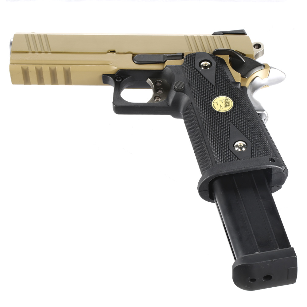 Wei-ETech Hi-Capa 4.3 Vollmetall GBB 6mm BB Tan / schwarz Bild 5