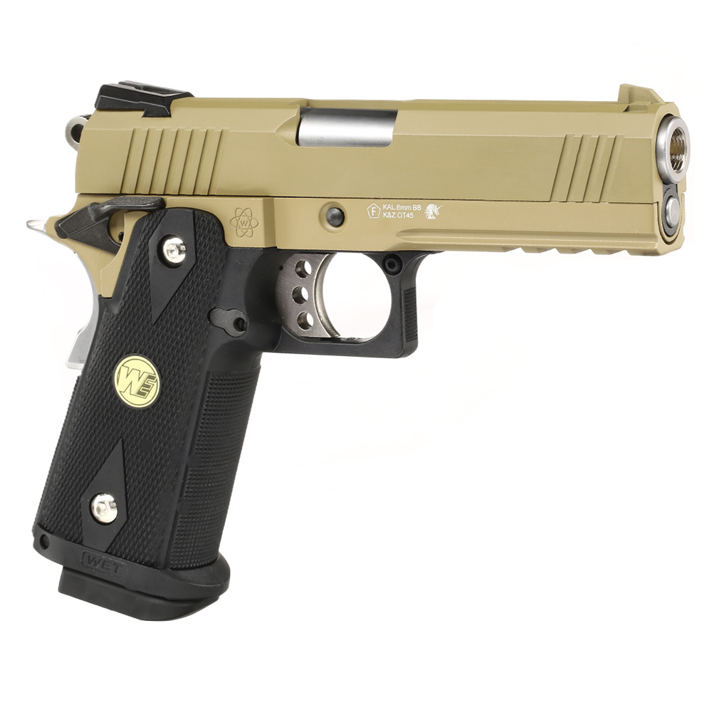 Wei-ETech Hi-Capa 4.3 Vollmetall GBB 6mm BB Tan / schwarz Bild 7