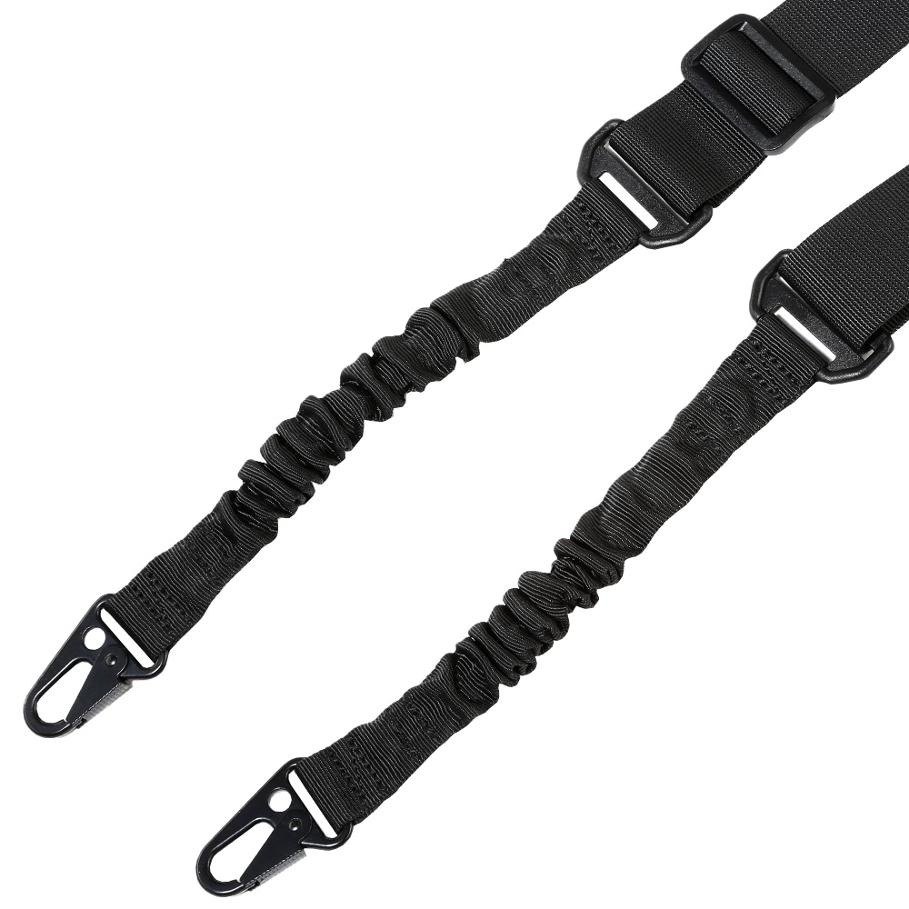 Amomax 2-Punkt Tragegurt Dual Bungee Universal Tactical Type 1 schwarz Bild 1