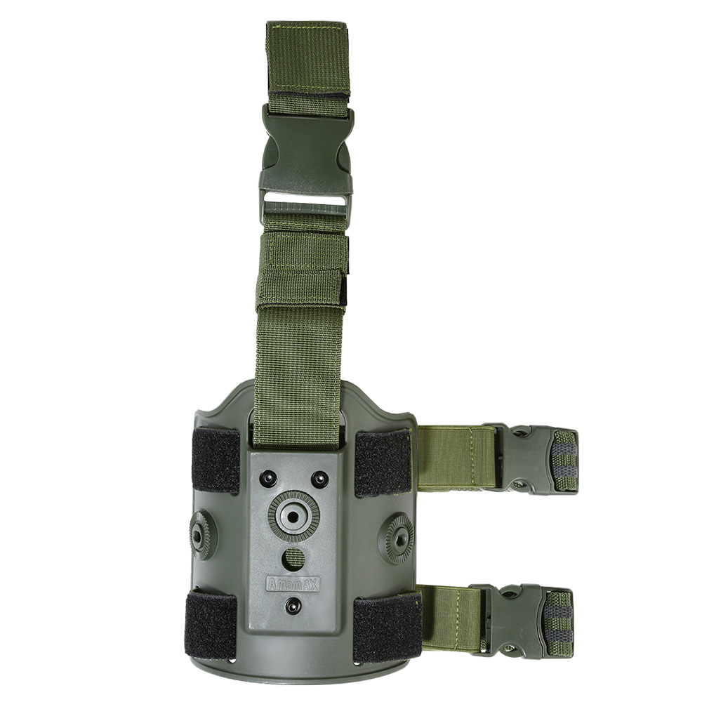Amomax Tactical Holster Drop Leg Plate / Beinplattform oliv