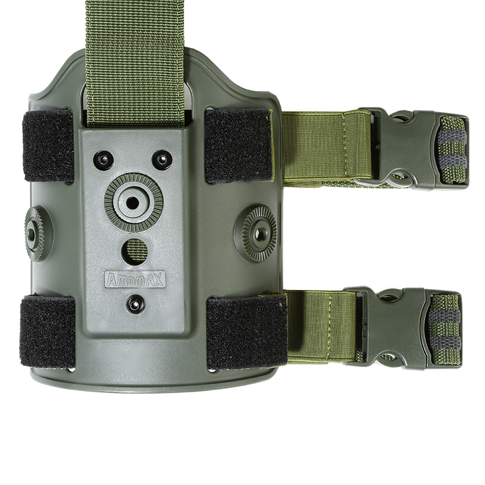 Amomax Tactical Holster Drop Leg Plate / Beinplattform oliv Bild 1