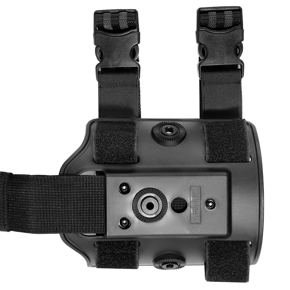 Amomax Tactical Holster Drop Leg Plate / Beinplattform schwarz Bild 1