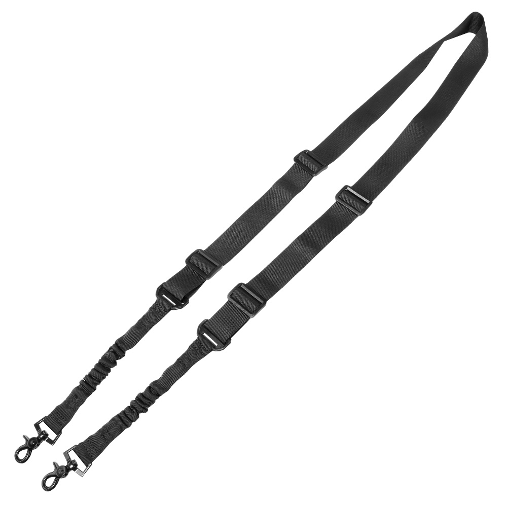 Amomax 2-Punkt Tragegurt Dual Bungee Universal Tactical Type 2 schwarz