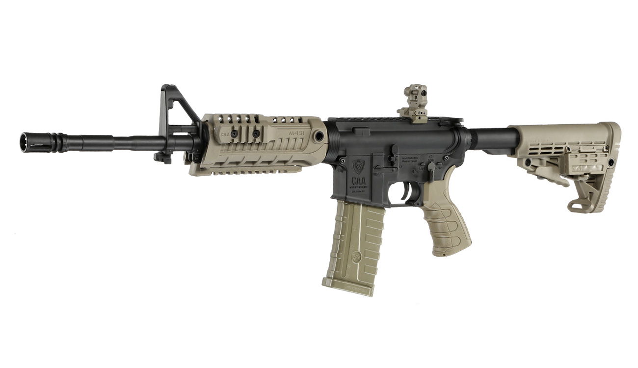 CAA Airsoft Division M4 Carbine Sportline S-AEG 6mm BB Desert Tan