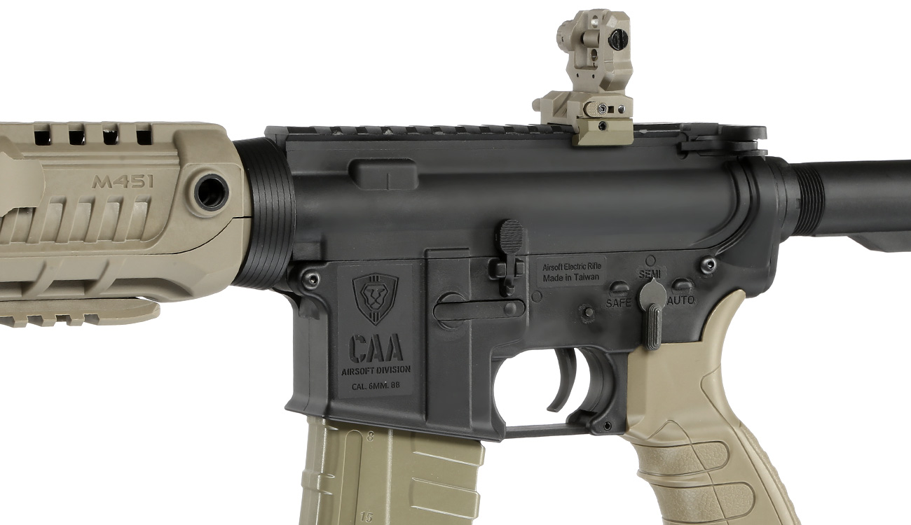 CAA Airsoft Division M4 Carbine Sportline S-AEG 6mm BB Desert Tan Bild 7