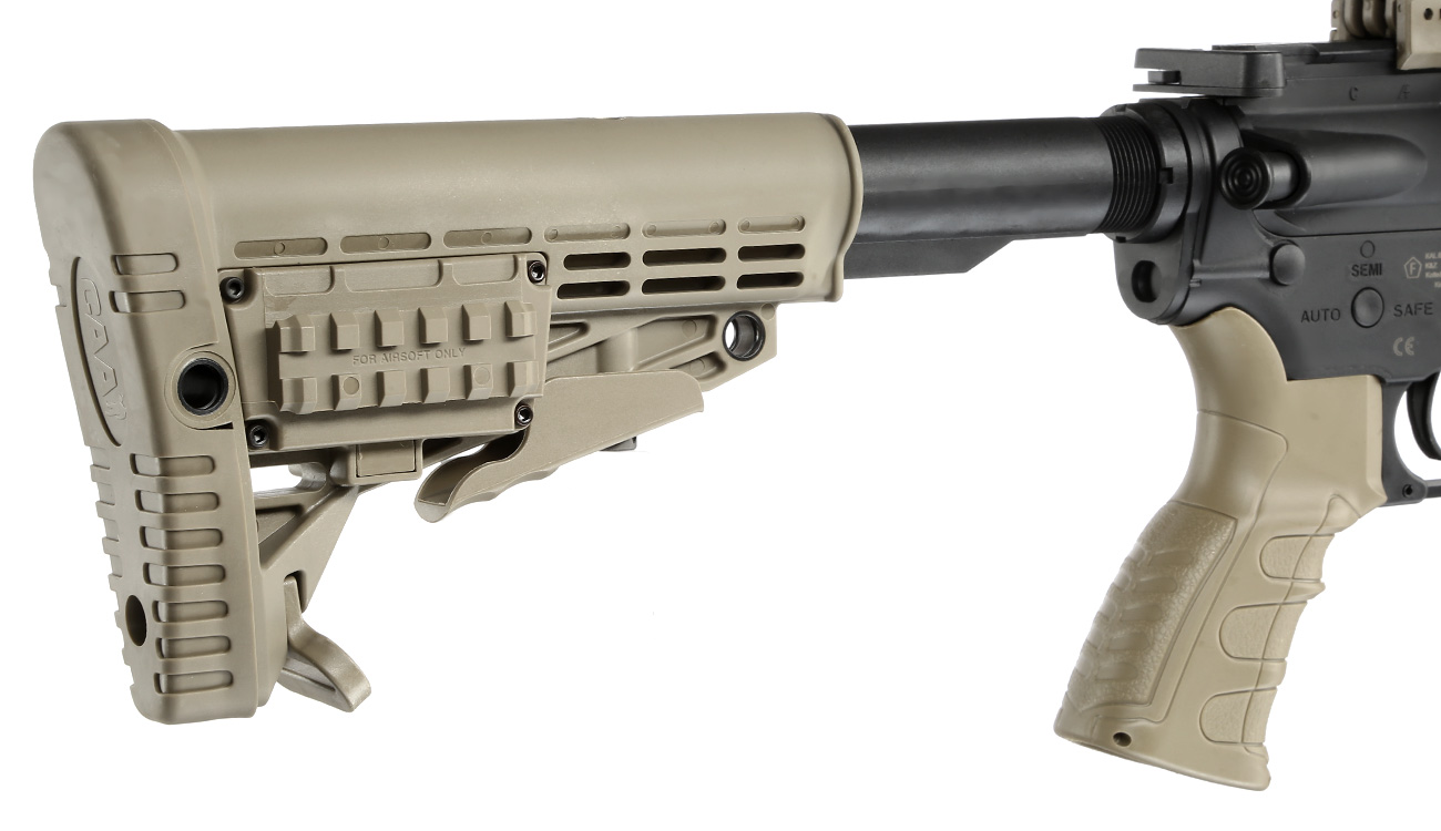 CAA Airsoft Division M4 Carbine Sportline S-AEG 6mm BB Desert Tan Bild 9