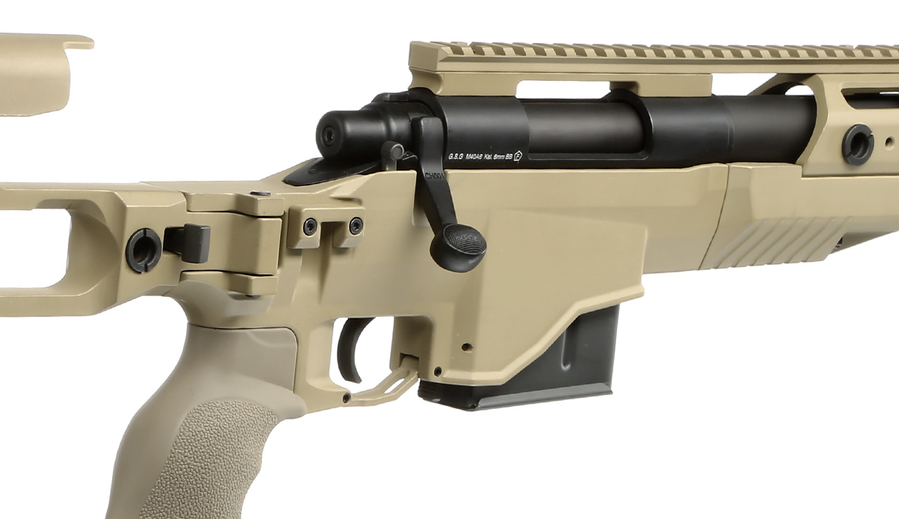 Ares M40A6 Bolt Action Snipergewehr TX-System Springer 6mm BB Dark Earth Bild 9