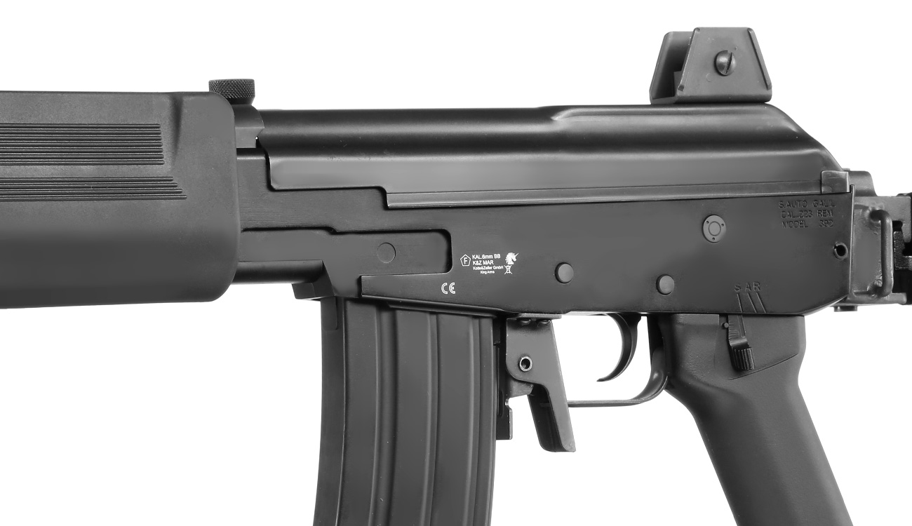 King Arms Galil MAR Compact Carbine Vollmetall S-AEG 6mm BB schwarz Bild 7