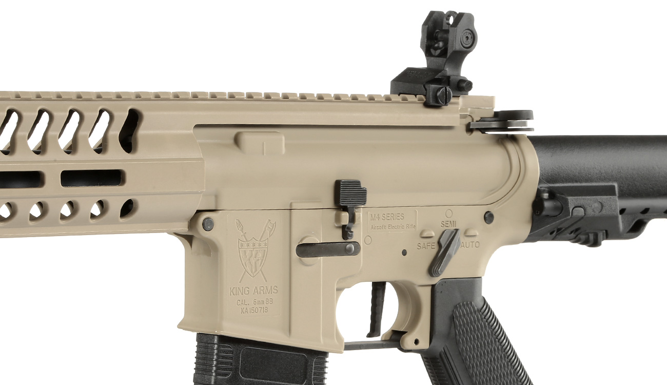 King Arms M4 Striker LOCK Carbine Ultra Grade Version II S-AEG 6mm BB Dark Earth Bild 7