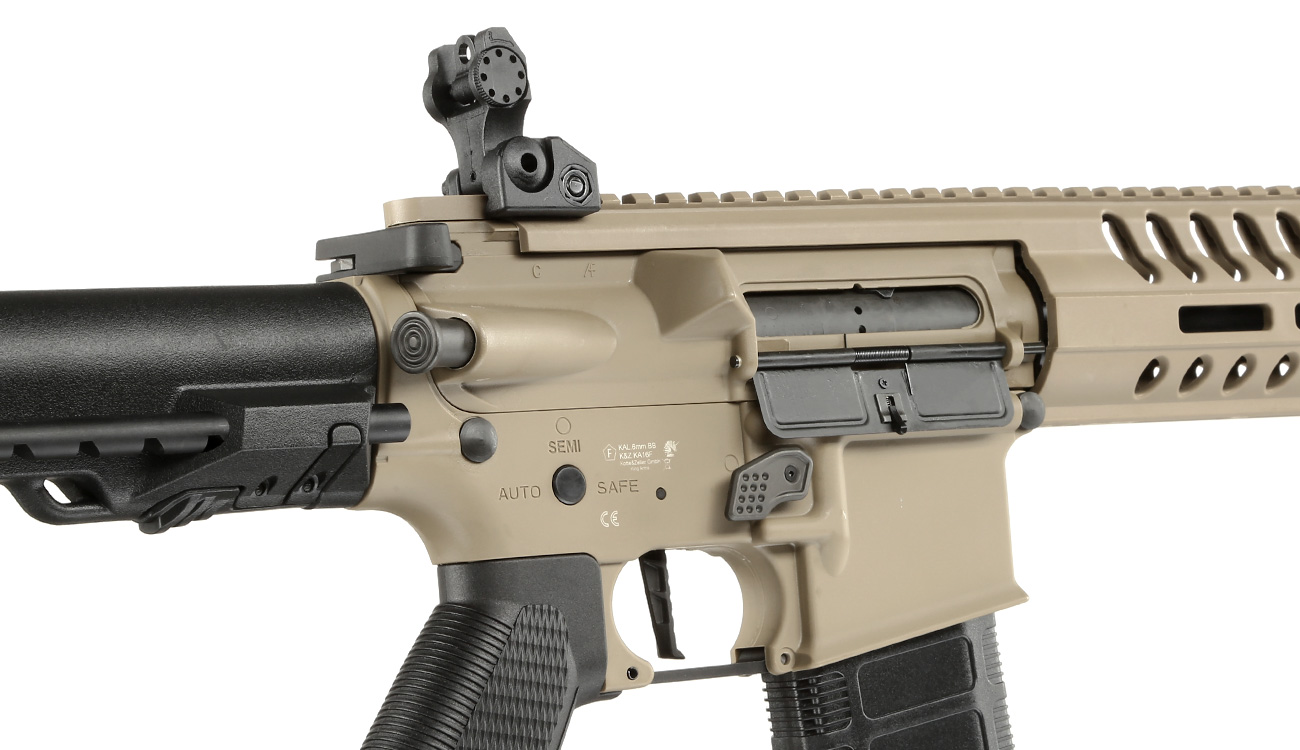 King Arms M4 Striker LOCK Carbine Ultra Grade Version II S-AEG 6mm BB Dark Earth Bild 8