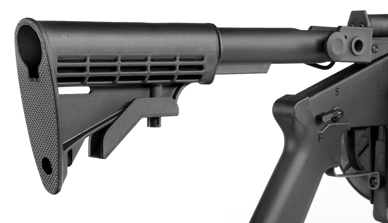 ICS MGL 40mm Airsoft Revolver-Granatwerfer Long Rail System Version schwarz - Short Barrel Bild 10
