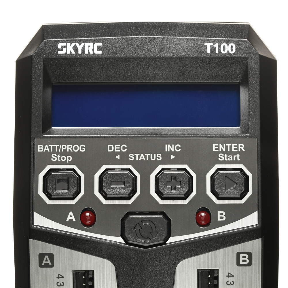 SKYRC T100 AC Dual Balance Ladegert LiPo 2-4s 5A 50W SK100162 Bild 1