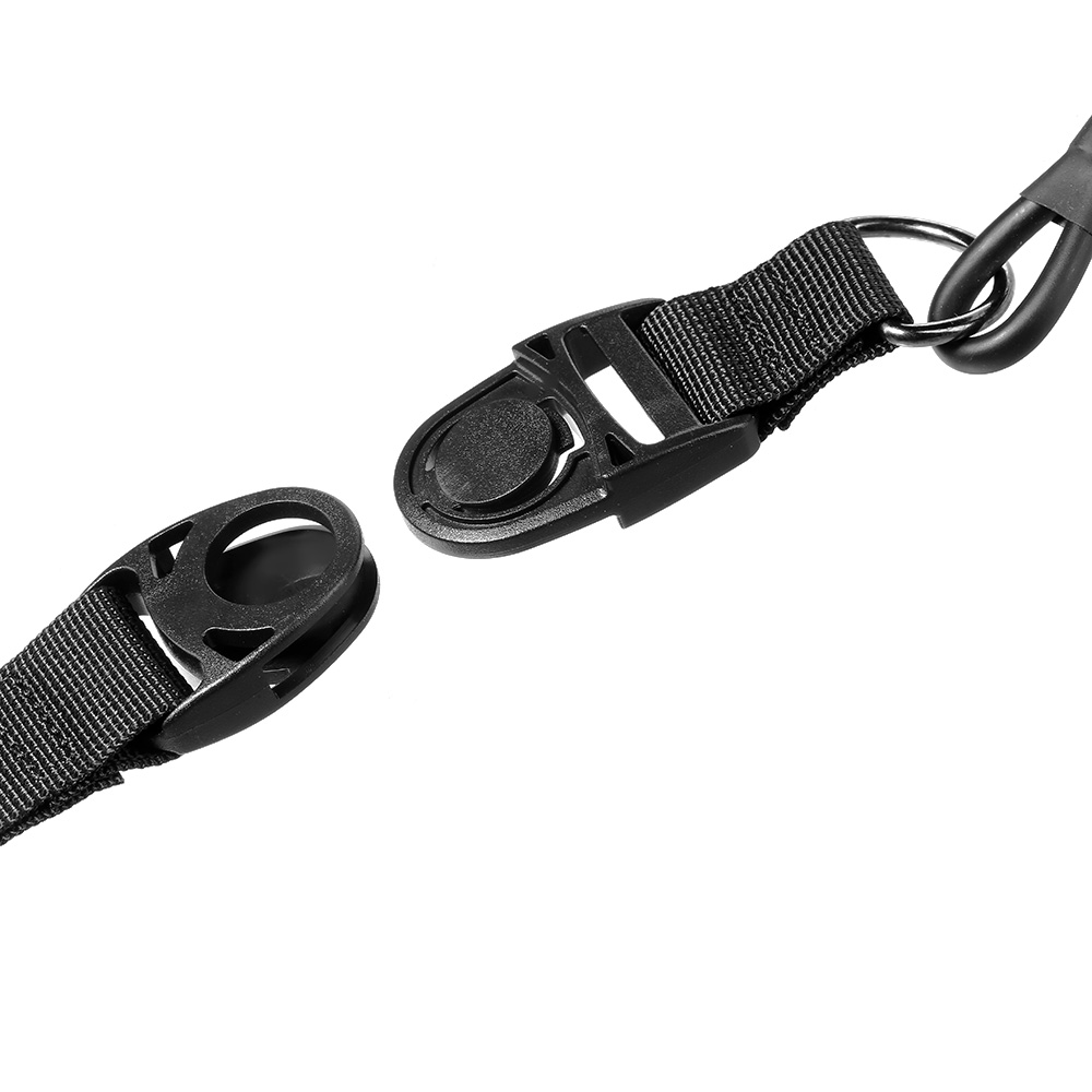 Amomax Pistol Lanyard / Fangriemen mit Schlaufe schwarz Bild 4