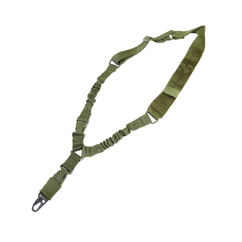 Amomax 1-Punkt Tragegurt Dual Bungee Universal HD Tactical gepolstert oliv