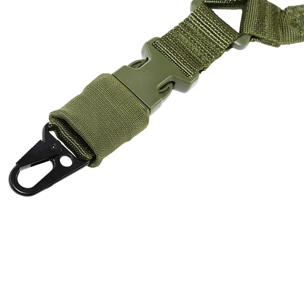 Amomax 1-Punkt Tragegurt Dual Bungee Universal HD Tactical gepolstert oliv Bild 2