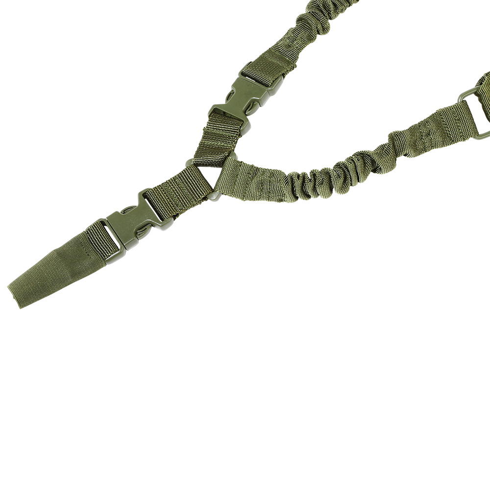 Amomax 1-Punkt Tragegurt Dual Bungee Universal HD Tactical gepolstert oliv Bild 3