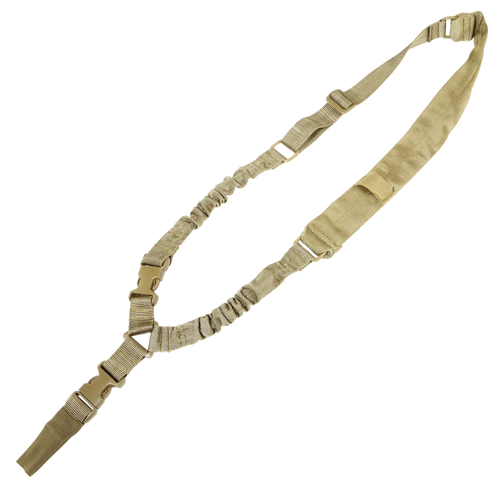 Amomax 1-Punkt Tragegurt Dual Bungee Universal HD Tactical gepolstert Coyote Brown Bild 1