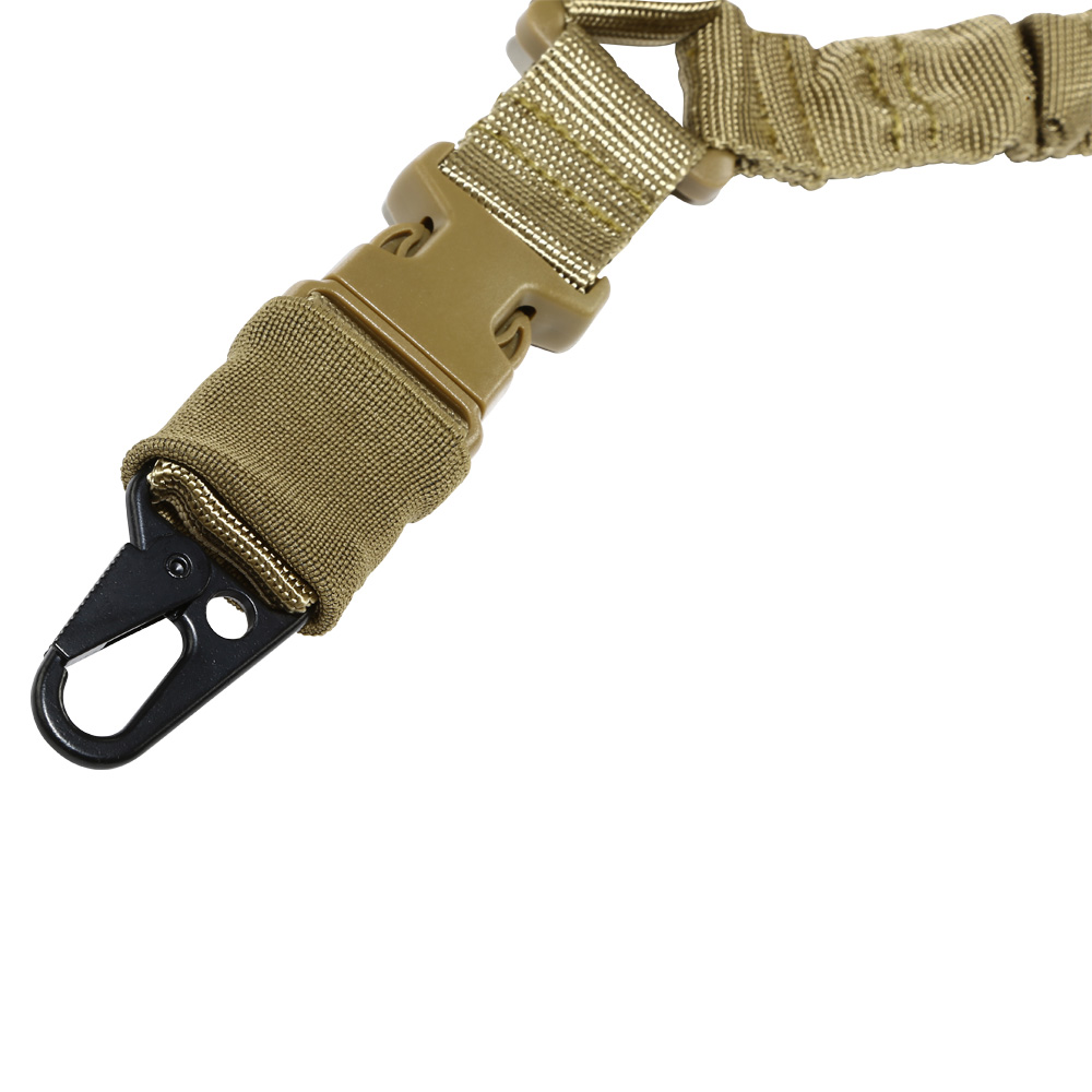 Amomax 1-Punkt Tragegurt Dual Bungee Universal HD Tactical gepolstert Coyote Brown Bild 2